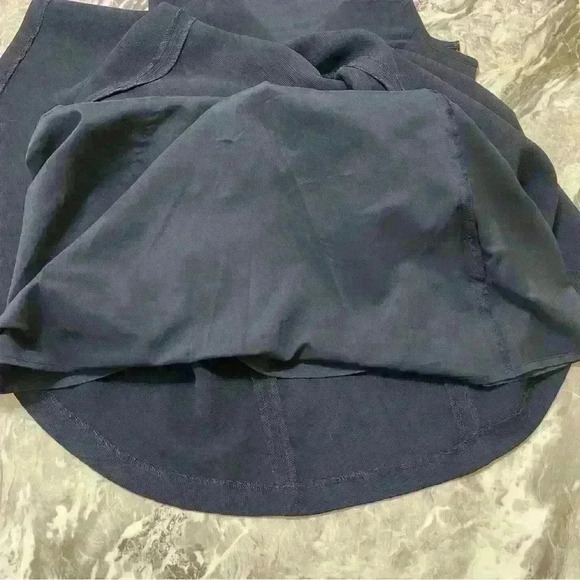 Armani Exchange Women's V Neck Fit And Flare Dress Navy Blue Size 2 - Picture 9 of 10